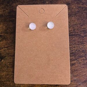 ❤️⭐ Clear Ball Stud Earrings